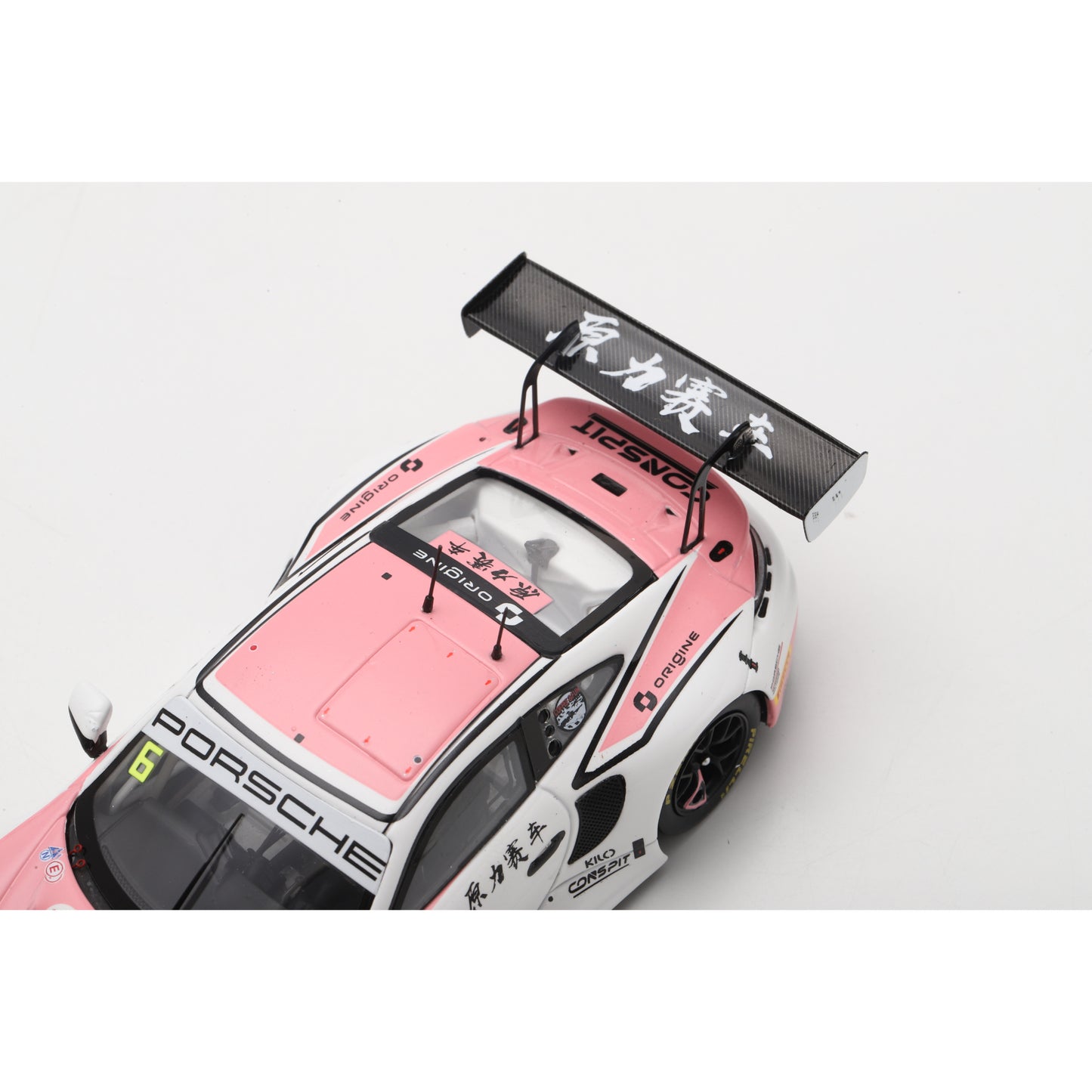 Spark SJ184 1:43 - PORSCHE 911 GT3 R N°6 Origine Motorsport 5th 1000km Suzuka 2025 L. Heinrich - A. Picariello - B. Buus Limited (300ex.)