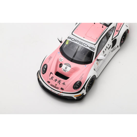 Spark SJ184 1:43 - PORSCHE 911 GT3 R N°6 Origine Motorsport 5th 1000km Suzuka 2025 L. Heinrich - A. Picariello - B. Buus Limited (300ex.)
