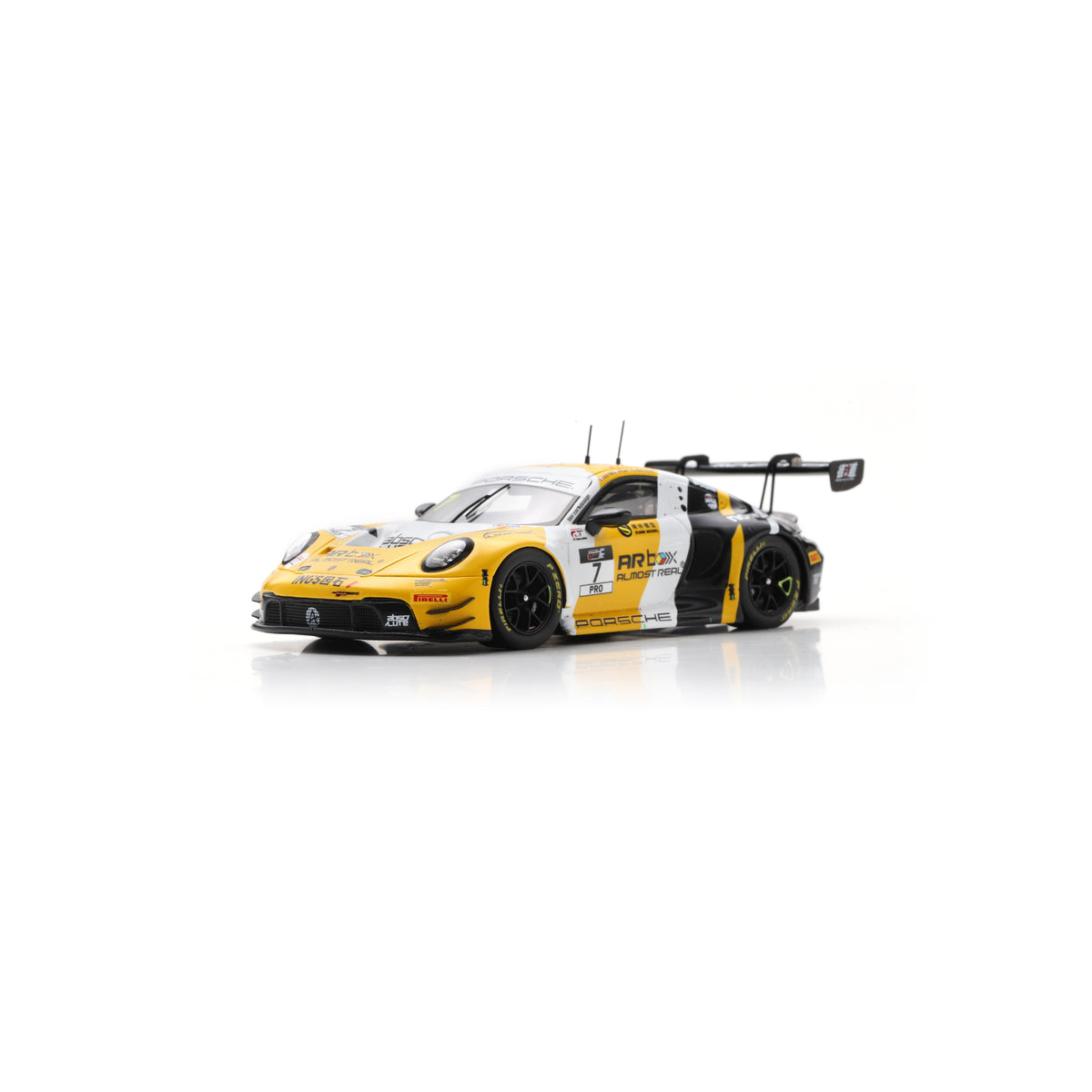 Spark SJ185 1:43 - PORSCHE 911 GT3 R (992) N°7 Absolute Racing 2nd 1000km Suzuka 2025 L. Vanthoor - K. Estre - P. Pilet Limited (600ex.)