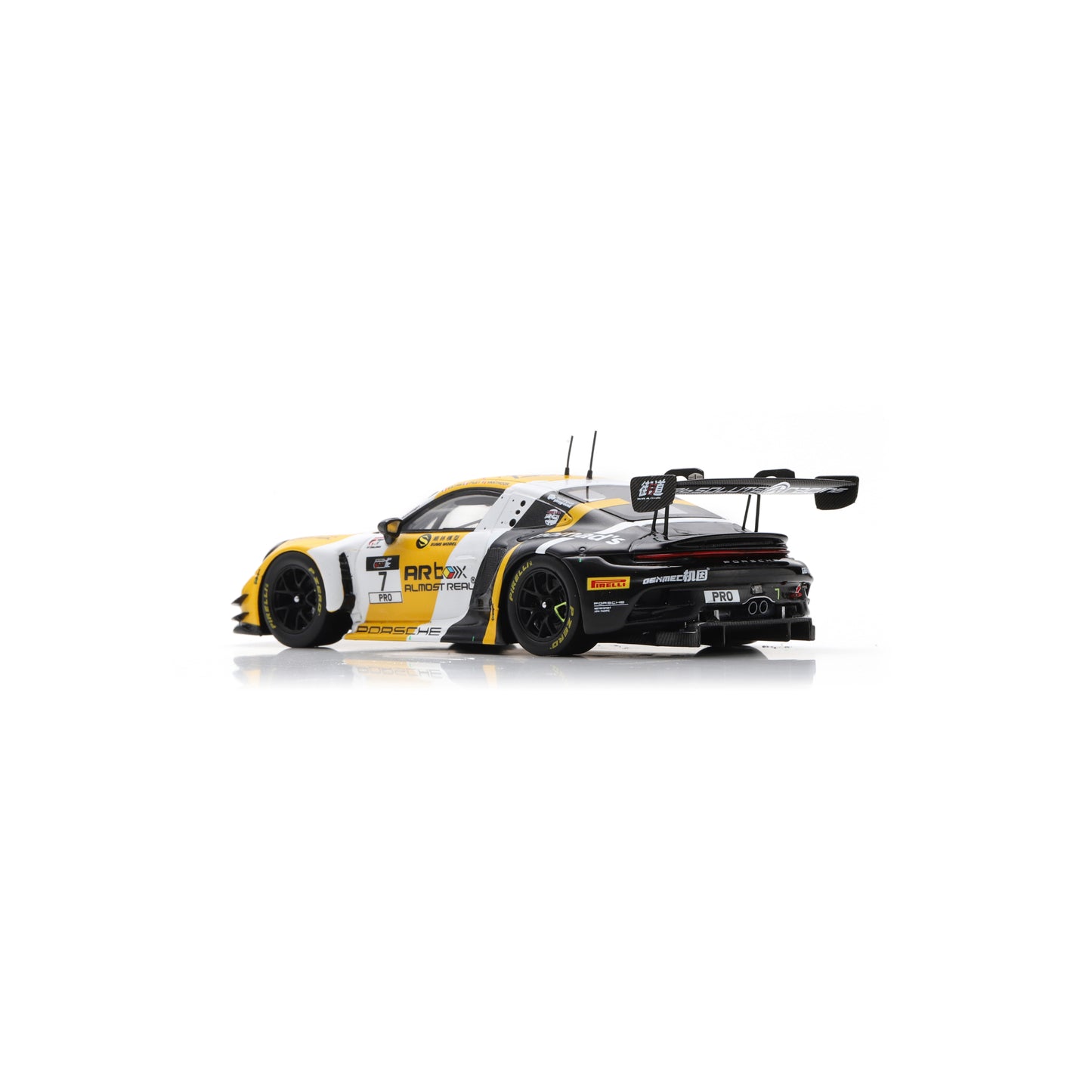 Spark SJ185 1:43 - PORSCHE 911 GT3 R (992) N°7 Absolute Racing 2nd 1000km Suzuka 2025 L. Vanthoor - K. Estre - P. Pilet Limited (600ex.)