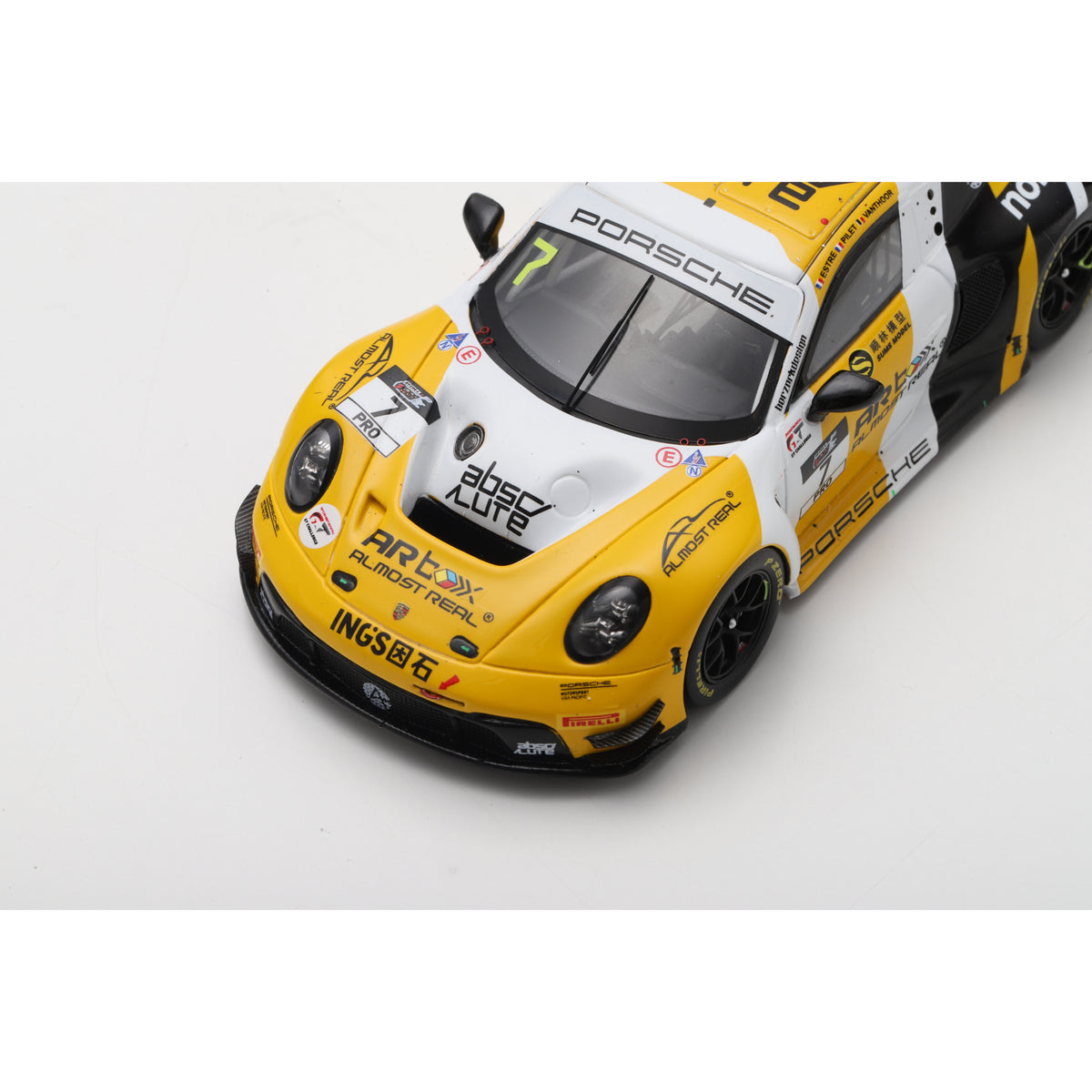Spark SJ185 1:43 - PORSCHE 911 GT3 R (992) N°7 Absolute Racing 2nd 1000km Suzuka 2025 L. Vanthoor - K. Estre - P. Pilet Limited (600ex.)