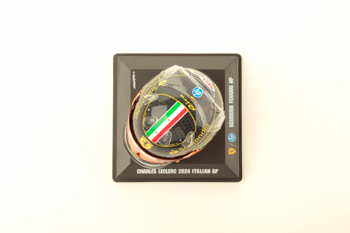 Looksmart LSHEL004 Helmet 1:5 - Charles Leclerc – Scuderia Ferrari HP Italian GP 2024 WINNER