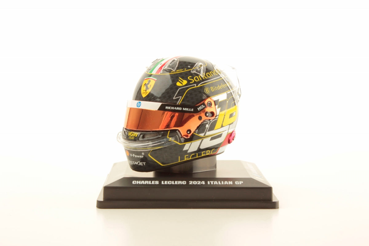 Looksmart LSHEL004 Helmet 1:5 - Charles Leclerc – Scuderia Ferrari HP Italian GP 2024 WINNER