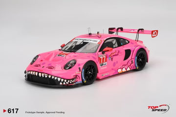 Top Speed TS0617 1:18 - PORSCHE 911 (992) GT3 R N°77 AO Racing Road America 2024 L. Heinrich - J. Andlauer