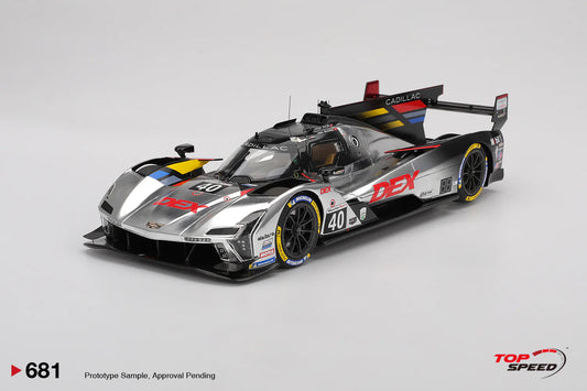 PRECOMMANDE - Top Speed TS0681 1:18 - CADILLAC V-Series.R N°40 CADILLAC Wayne Taylor Racing IMSA Daytona 24H 2025 K. Kobayashi - L. Deletraz - J. Taylor