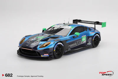 PRE-ORDER - Top Speed TS0682 1:18 - ASTON MARTIN Vantage GT3 EVO N°44 Magnus Racing IMSA 24H Daytona 2025 N. Thiim - S. Pumpelly - A. Lally - J. Potter