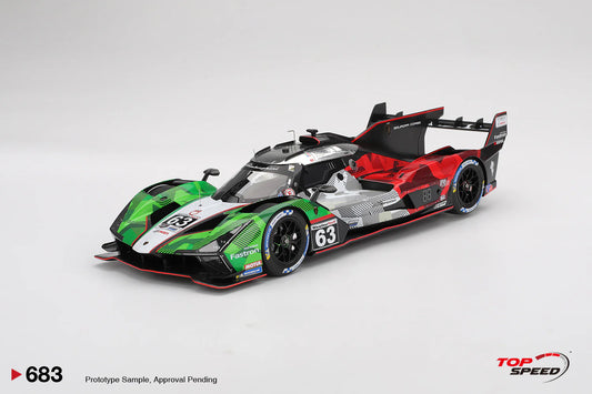PRECOMMANDE - Top Speed TS0683 1:18 - LAMBORGHINI SC63 N°63 Automobilli Squadra Corse Daytona 24H 2025 E. Mortara - D. Kvyat - R. Grosjean - M. Bortolotti