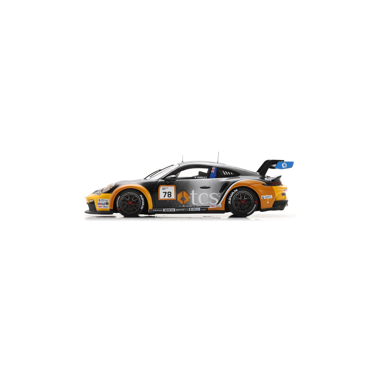 Spark US460 1:43 - Porsche 911 GT3 Cup No.78 Porsche Deluxe Carrera Cup North America Champion 2025 Ryan Yardley