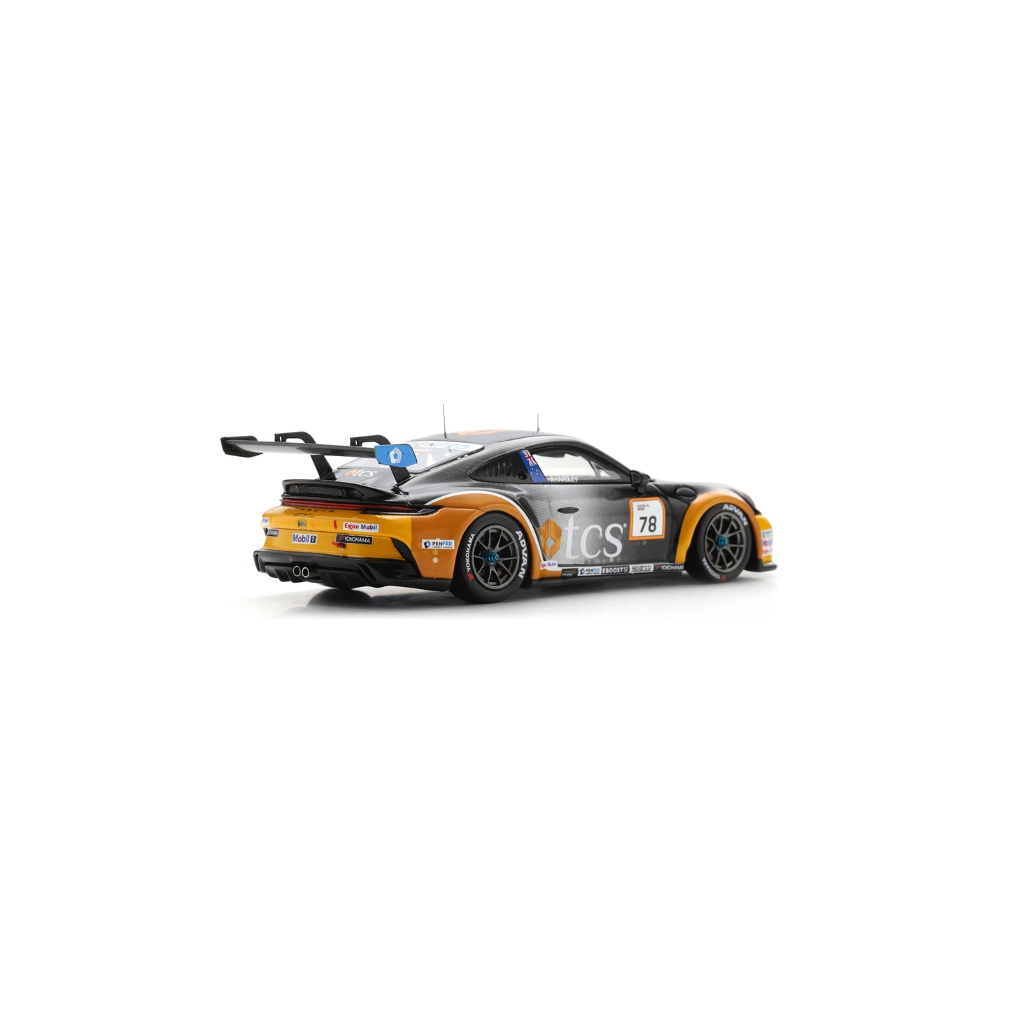 Spark US460 1:43 - Porsche 911 GT3 Cup No.78 Porsche Deluxe Carrera Cup North America Champion 2025 Ryan Yardley