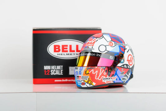 BELL Mini Helmet Casque 1:2 - Esteban Ocon - MoneyGram Haas F1 Team - Miami GP 2025