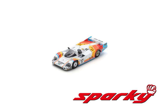 Spark Y320 1:64 - Porsche 956 No.17 Le Mans 24H 1984 T. Needell - D. Sutherland - R. French