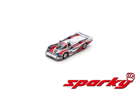 Spark Y324 1:64 - Porsche 956 No.12 Le Mans 24H 1986 P. Yver - H. Striebig - M. Cohen-Olivar
