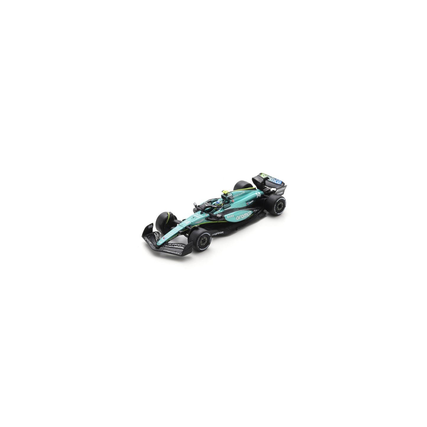 Spark Y380 1:64 - Aston Martin Aramco F1 Team AMR24 No.14 2024 Fernando Alonso