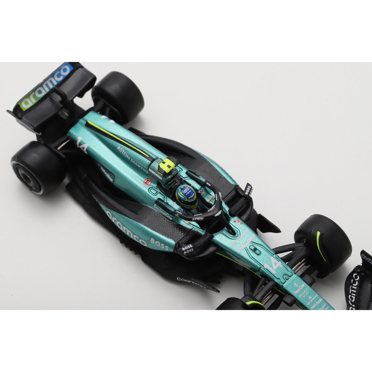 Spark Y380 1:64 - Aston Martin Aramco F1 Team AMR24 No.14 2024 Fernando Alonso