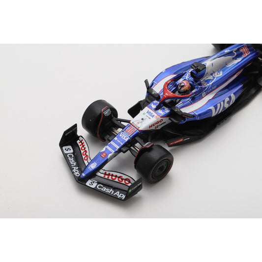 Spark Y408 1:64 - Visa Cash App RB Formula One Team VCARB 01 No.30 9th US GP 2024 Liam Lawson (First Race)