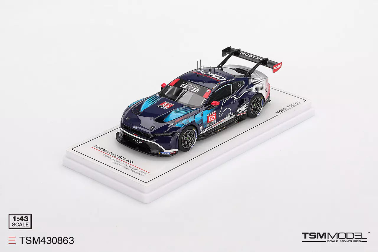 PRECOMMANDE - TSM Model TSM430863 1:43 - FORD Mustang GT3 N°65 - Ford Multimatic Motorsports - Daytona 24H 2025 F.  Vervisch - D. Olsen - C. Mies