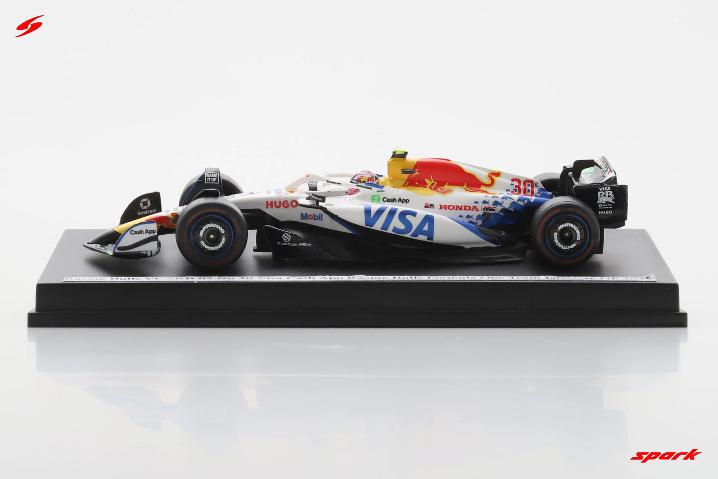 Spark Y438 1:64 - Racing Bulls VCARB 02 No.30 Visa Cash App Racing Bulls Formula One Team Japanese GP 2025 Liam Lawson