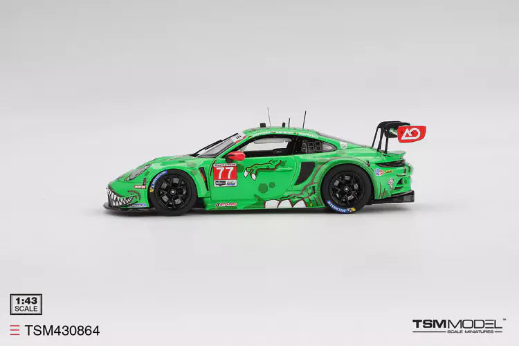PRECOMMANDE - TSM Model TSM430864 1:43 - PORSCHE 911 (992) GT3 R N°77 - AO Racing - Daytona 24H 2025  A. Picariello - K. Bachler - L. Heinrich