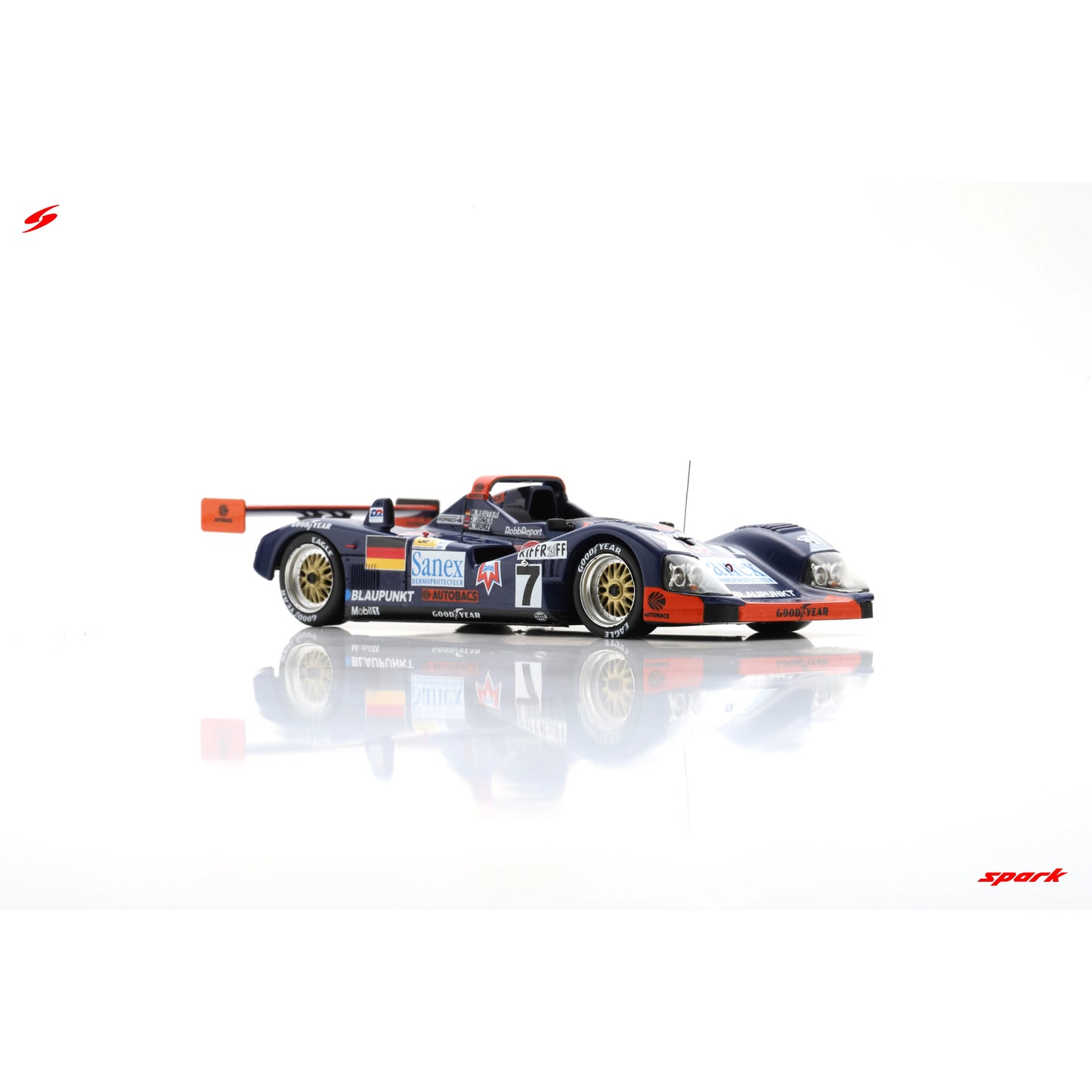 PRECOMMANDE - Spark 43LM96 1:43 - Joest-Porsche WSC No.7 Winner 24H Le Mans 1996 M. Reuter - D. Jones - A. Wurz