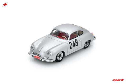 PRECOMMANDE - Spark S6137 1:43 - Porsche 356 1500 No.248 Rally Monte Carlo 1955 M. Nathan - H. Schellhaas