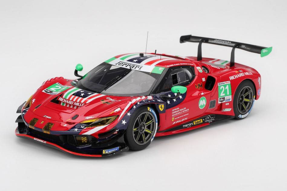 PRECOMMANDE - BBR Models CS18012 1:18 - FERRARI 296 GT3 N°21 AF Corse Daytona 24H 2025 K. Cozzolino - A. Pier Guidi - L. Wadoux - S. Mann