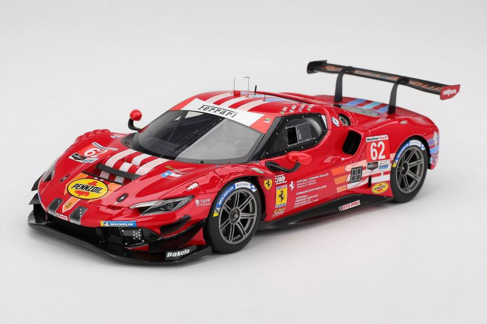 PRECOMMANDE - BBR Models CS18015 1:18 - FERRARI 296 GT3 N°62 Risi Competizione 24H Daytona 2025 D. Serra - D. Rigon - A. Pier Guidi - J. Calado