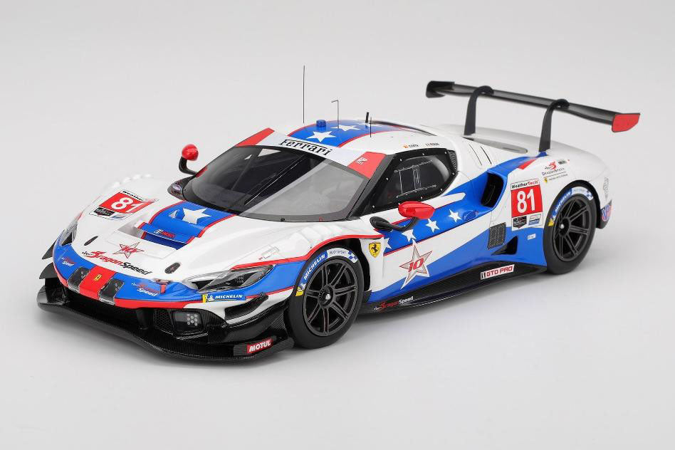 PRECOMMANDE - BBR Models CS18017 1:18 - FERRARI 296 GT3 N°81 Dragonspeed Watkins Glen 2025 A. Costa - D. Rigon