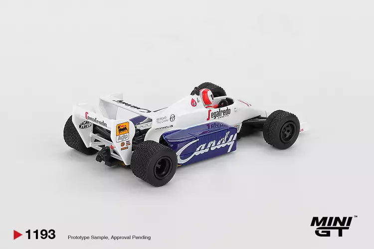 PRECOMMANDE - Mini GT MGT01193-L 1:64 - TOLEMAN TG184 – Monaco GP 1984 J. Cecotto