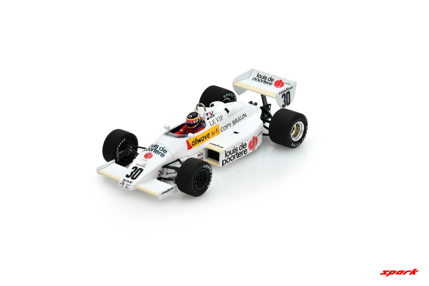 PRECOMMANDE - Spark S5795 1:43 - Arrows A6 No.30 Dutch GP 1983 Thierry Boutsen