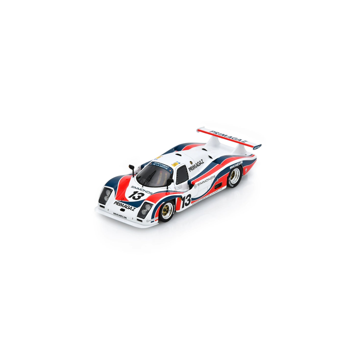 PRECOMMANDE - Spark S9504 1:43 - Cougar C20 No.13 3rd Le Mans 24H 1987 Y. Courage - H. Regout - P.H. Raphanel