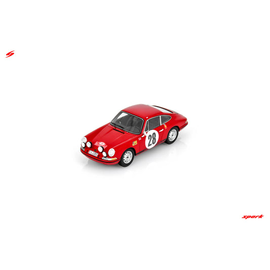 PRECOMMANDE - Spark S6613 1:43 - Porsche 911S No.28 Rally Monte Carlo 1969 V. Elford - D. Stone