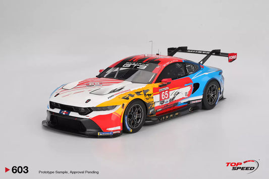 PRECOMMANDE - Top Speed TS0603 1:18 - FORD Mustang GT3 N°65 Ford Multimatic Motorsports IMSA Laguna Seca 2024 D. Müller - J. Hand