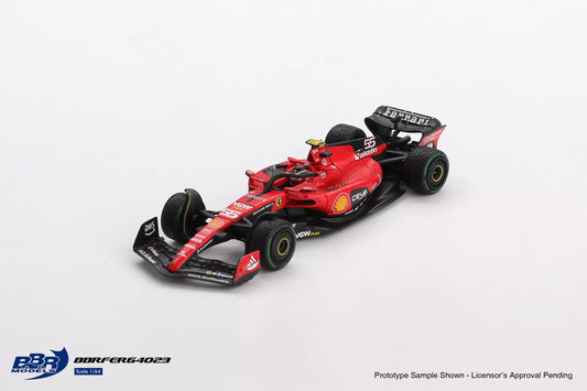 PRECOMMANDE - BBR BBRFER64023 1:64 - FERRARI SF23 N°55 GP Monaco 2023 Carlos Sainz