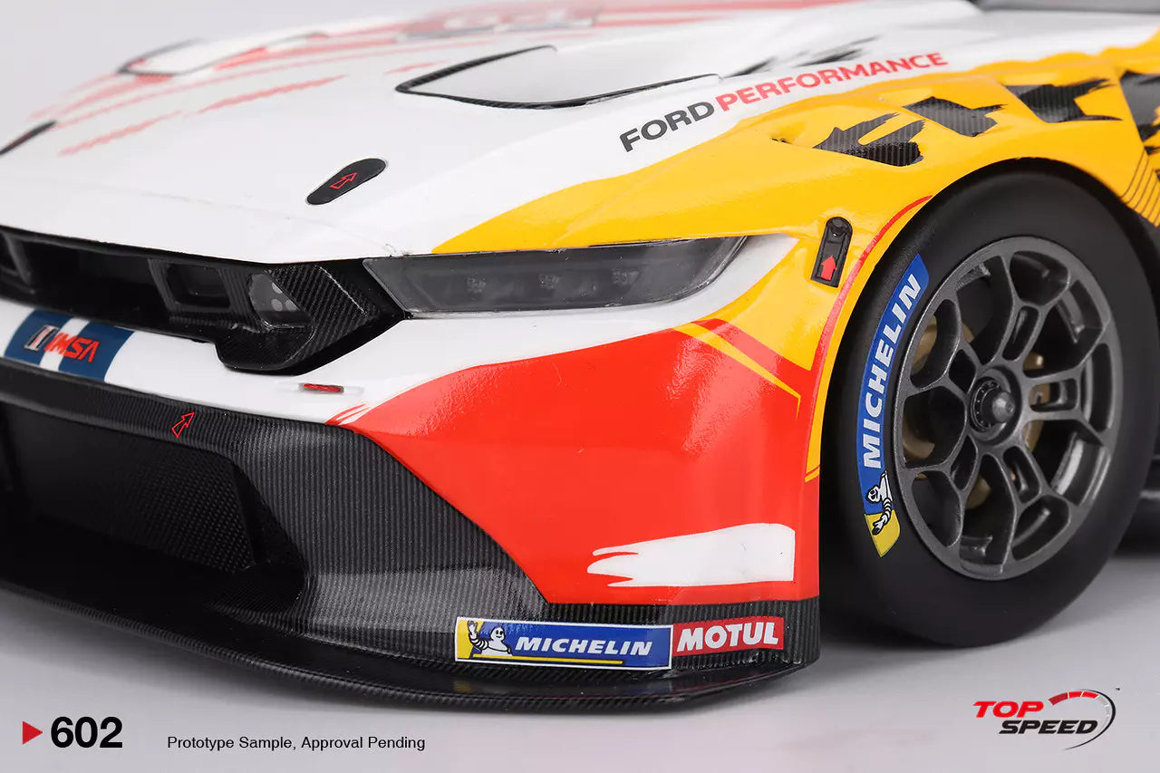 PRE-ORDER - Top Speed ​​TS0602 1:18 - FORD Mustang GT3 N°64 Ford Multimatic Motorsports IMSA Laguna Seca 2024 M. Rockenfeller - H.Tincknell