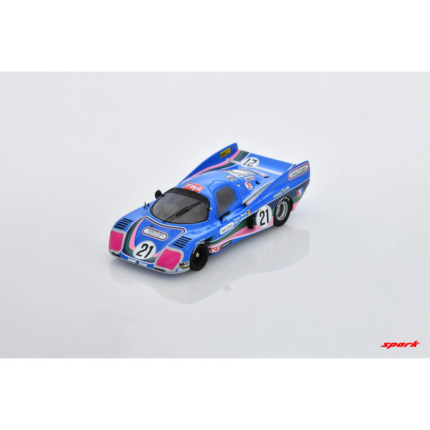 PRECOMMANDE - Spark US237 1:43 - Inaltera No.21 Daytona 24H 1977 L. Lombardie - C.Beckers Limited (300ex.)