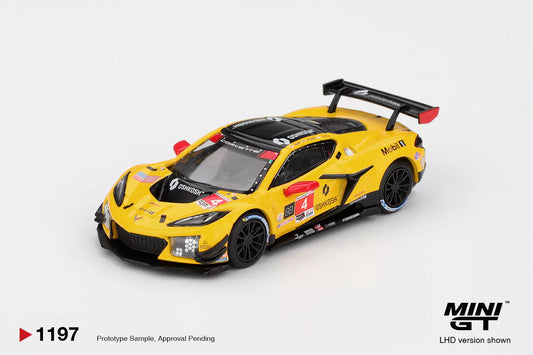 PRECOMMANDE - Mini GT MGT01197-L 1:64 - CHEVROLET Corvette Z06 GT3.R N°4 Corvette Racing Daytona 24H 2025 N. Varrone - N. Catsburg - T. Milner