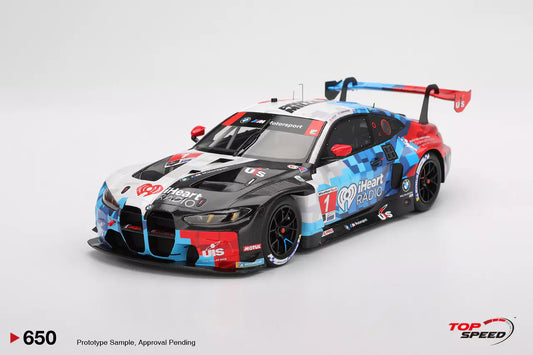 PRECOMMANDE - Top Speed TS0650 1:18 - BMW M4 (G82) GT3 EVO N°1 - Paul Miller Racing - Daytona 24H 2025  K. van der Linde - C. de Phillippi - N. Verhagen - M. Snow