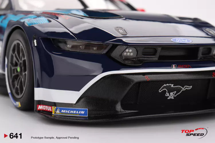 PRECOMMANDE - Top Speed TS0641 1:18 - FORD Mustang GT3 N°65 - Ford Multimatic Motorsports - Daytona 24h 2025 - F.  Vervisch - D. Olsen - C. Mies