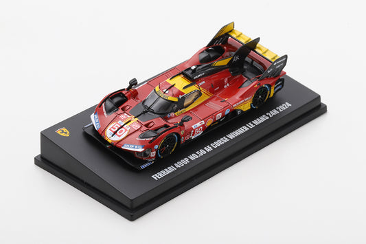 Looksmart LS64002LM 1:64 - Ferrari 499P No.50 Ferrari AF Corse Winner Le Mans 24H 2024 A. Fuoco – M. Molina – N. Nielsen