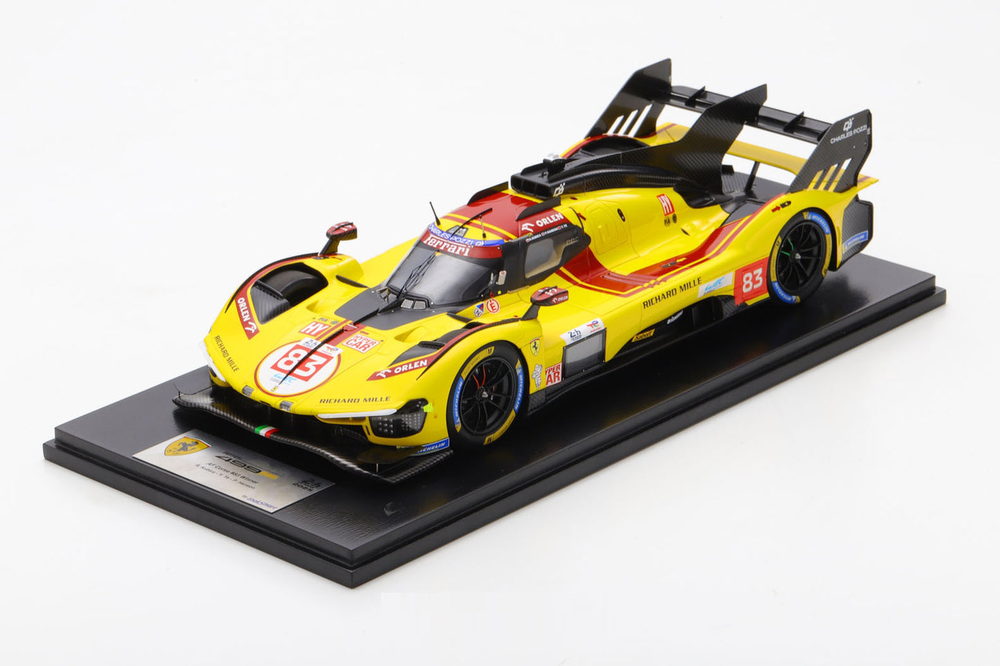 Looksmart LS18LM053 1:18 - Ferrari 499P No.83 AF CORSE ITA Le Mans 24H 2025 Winner R. Kubica – Y. Ye – P. Hanson 
