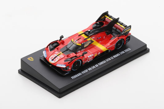 PRECOMMANDE - Looksmart LS64005LM 1:64 - Ferrari 499P No.50 Ferrari AF Corse 5th Le Mans 24H 2023 A. Fuoco – M. Molina – N. Nielseni