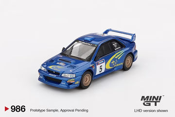 Mini GT MGT00986-L 1:64 - Subaru Impreza WRC99 #5 - Rally Australia Winner 1999 - R. Burns - R. Reid