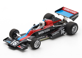 PRE-ORDER - Spark S3913 1:43 - SHADOW DN8 N°16 Brazilian GP 1977 Tom Pryce