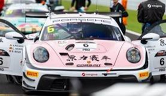 PRE-ORDER - Spark SJ184 1:43 - PORSCHE 911 GT3 RN°6 Origin Motorsport 5th 1000km Suzuka 2025 L. Heinrich - A. Picariello - B. Buus Limited (300 ex.)