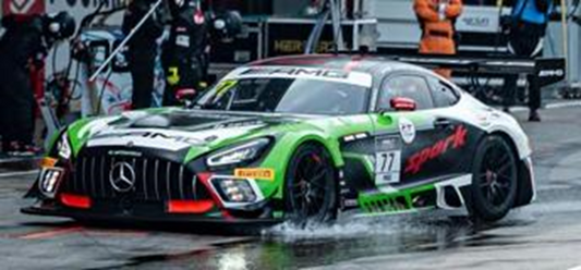 PRE-ORDER - Spark SJ191 1:43 - MERCEDES-AMG GT3 EVO N°77 Mercedes-AMG Team Craft-Bamboo Racing 10th 1000km Suzuka 2025 K. Ohta - M. Götz - R. Aron Limited (300 ex.)
