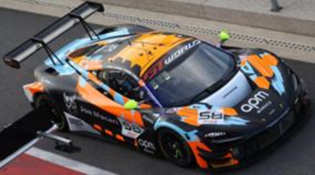 PRE-ORDER - Spark SB857 1:43 - McLaren 720S GT3 EVO No.58 Garage 59 24H Spa 2025 A. Smalley - F. Schandorff - D. Macdonald - L. Prette Limited (300ex.)