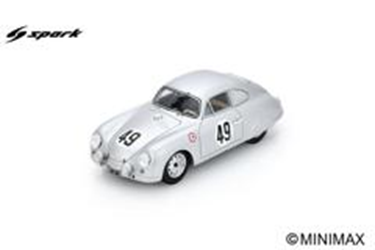 PRE-ORDER - Spark S9704 1:43 - PORSCHE 356 N°49 Le Mans 24H 1953 A. Veuillet - PM. Müller