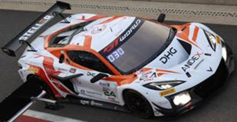 PRE-ORDER - Spark SB861 1:43 - Chevrolet Corvette Z06 GT3 R No.24 Steller Motorsport 24H Spa 2025 M. Lismont - D. Ali - L. Hanafin - O. Hart Limited (300ex.)
