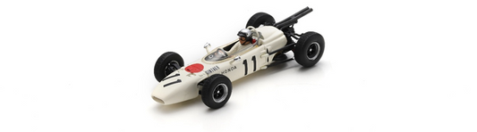 PRE-ORDER - Spark S6218 1:43 - HONDA RA272 N°11 Winner Mexican GP 1965 Richie Ginther