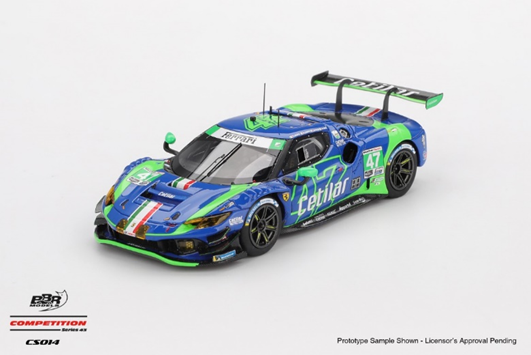 PRE-ORDER - BBR Models CS014 1:43 - FERRARI 296 GT3 N°47 CETILAR RACING IMSA 24H Daytona 2025 A. Fuoco - L. Patrese - N. Lacorte - R. Lacorte